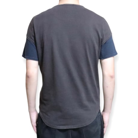 2000s NEIL BARRETT short layered t-shirt