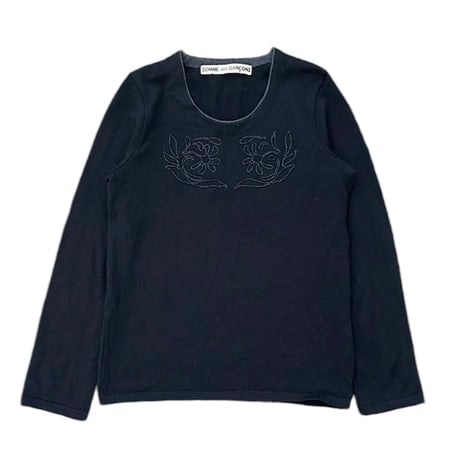 1980s COMME des GARCONS flower knit