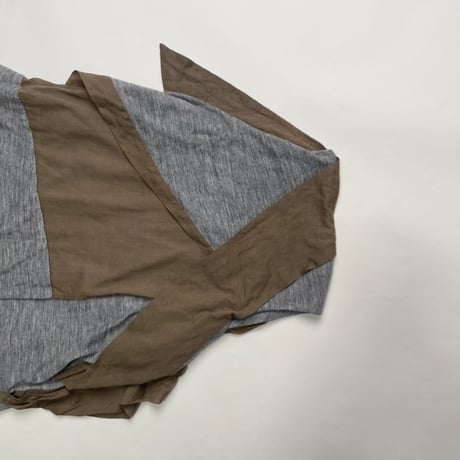trosman layered swiching sleeveless top