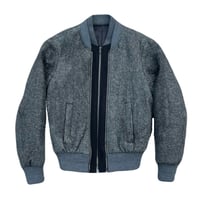 AW2013 NEIL BARRETT layered bomber jacket