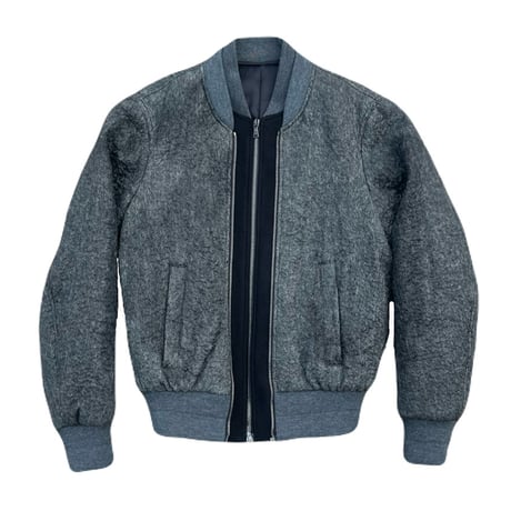 AW2013 NEIL BARRETT layered bomber jacket