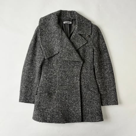 AW2008 JIL SANDER by Raf Simons funnel neck coat