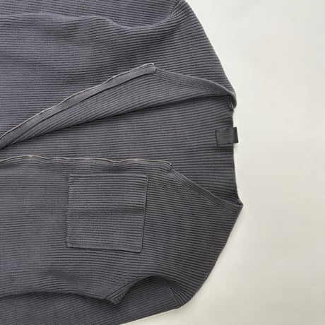 N.HOOLYWOOD one pocketed zip-up cardigan