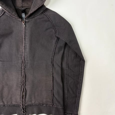 wjk Constructed layer hooded jacket