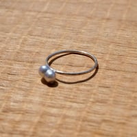Yokihi lab あこや真珠の槌目リング