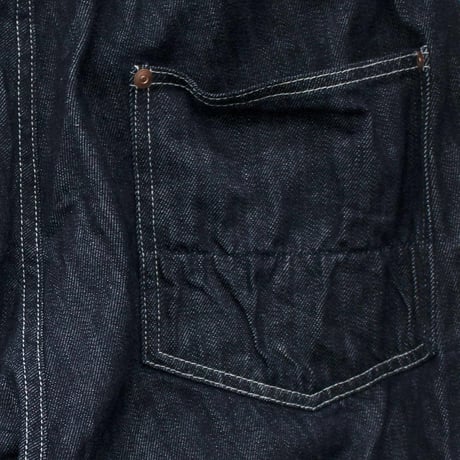 H.UNIT  Denim work easy pants (One wash)