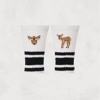 Skater Socks | Embroidery | Fawn SHOWATABÉ by BRÚ NA BÓINNE