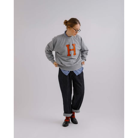 H.UNIT  Denim work easy pants (One wash)