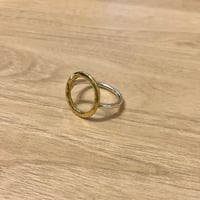 Yokihi lab シルバー×真鍮リング