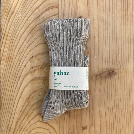yahae sui | Linen sandal socks