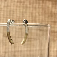 Yokihi lab 槌目のツートーンバーピアス