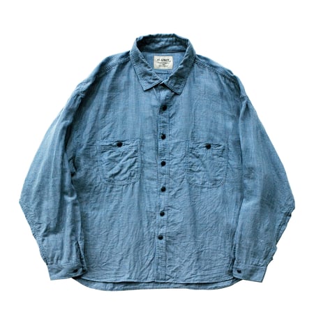 H.UNIT  Check work shirt