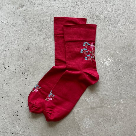 yahae sui | Organic Cotton Rubber Free Flower Socks