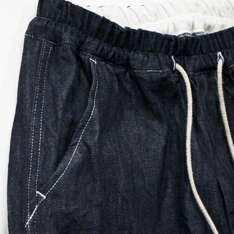 H.UNIT Denim work easy pants (One wash) | Qcumber