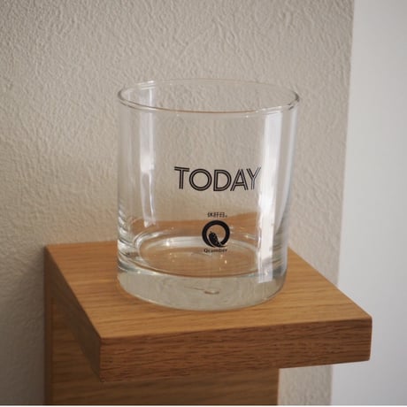 "TODAY" グラス　Qcumber Exclusive