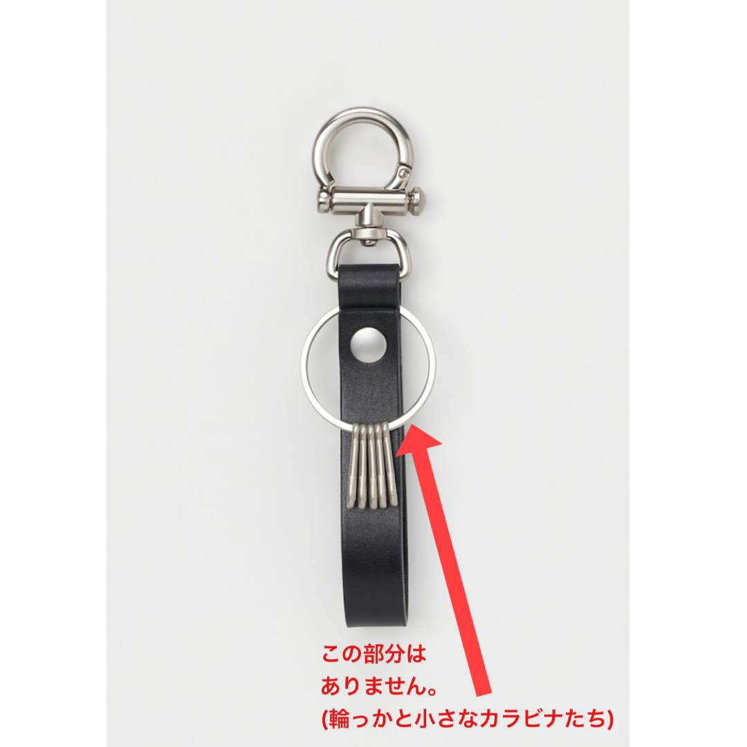 エンダースキーマ/キーフロック/ブラック/レザー/key flock Hender Scheme (エンダースキーマ) key flock / キーフロック