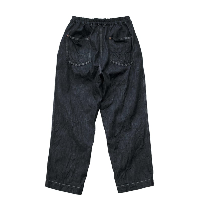 H.UNIT Denim work easy pants (One wash) | Qcumber