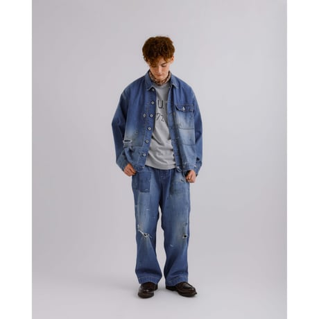 H.UNIT  Denim P-44 jacket(Customize)