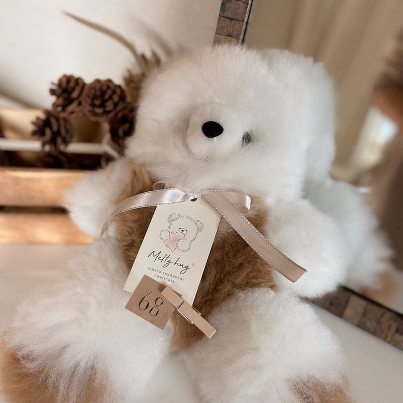 美品⭐️U-big 石井毛皮 アルパカジャケット テディ　WHT S U-big 石井毛皮 アルパカジャケット テディ WHT S - メルカリ