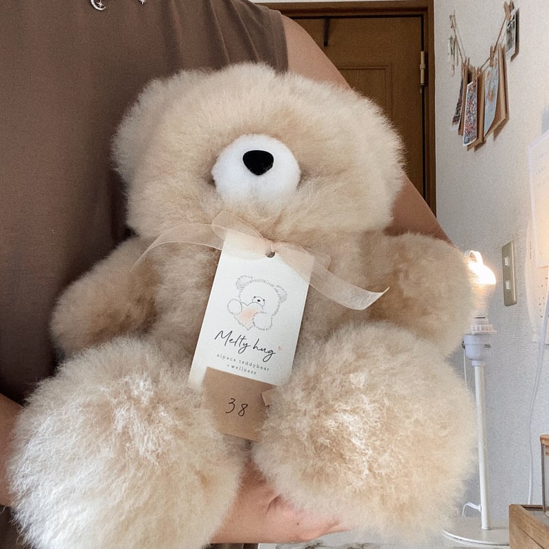 038 ］ アルパカテディベア / ミルクティー / 送料無料 | Melty hug