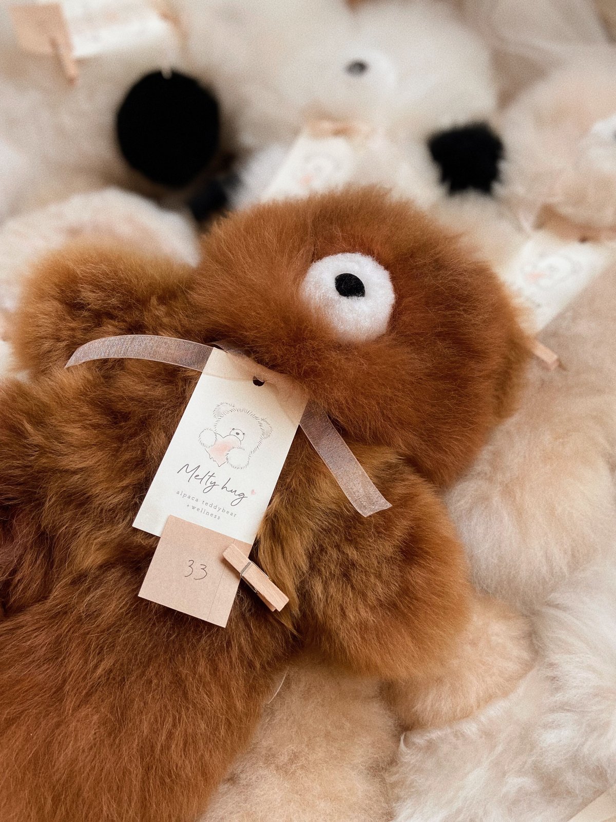 033 ］ アルパカテディベア / チョコレート / 送料無料 | Melty hug