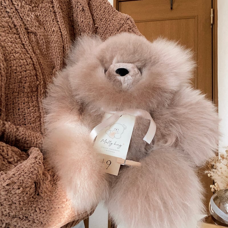 049 ］ Azuki Brown / アルパカテディベア / 送料無料 |