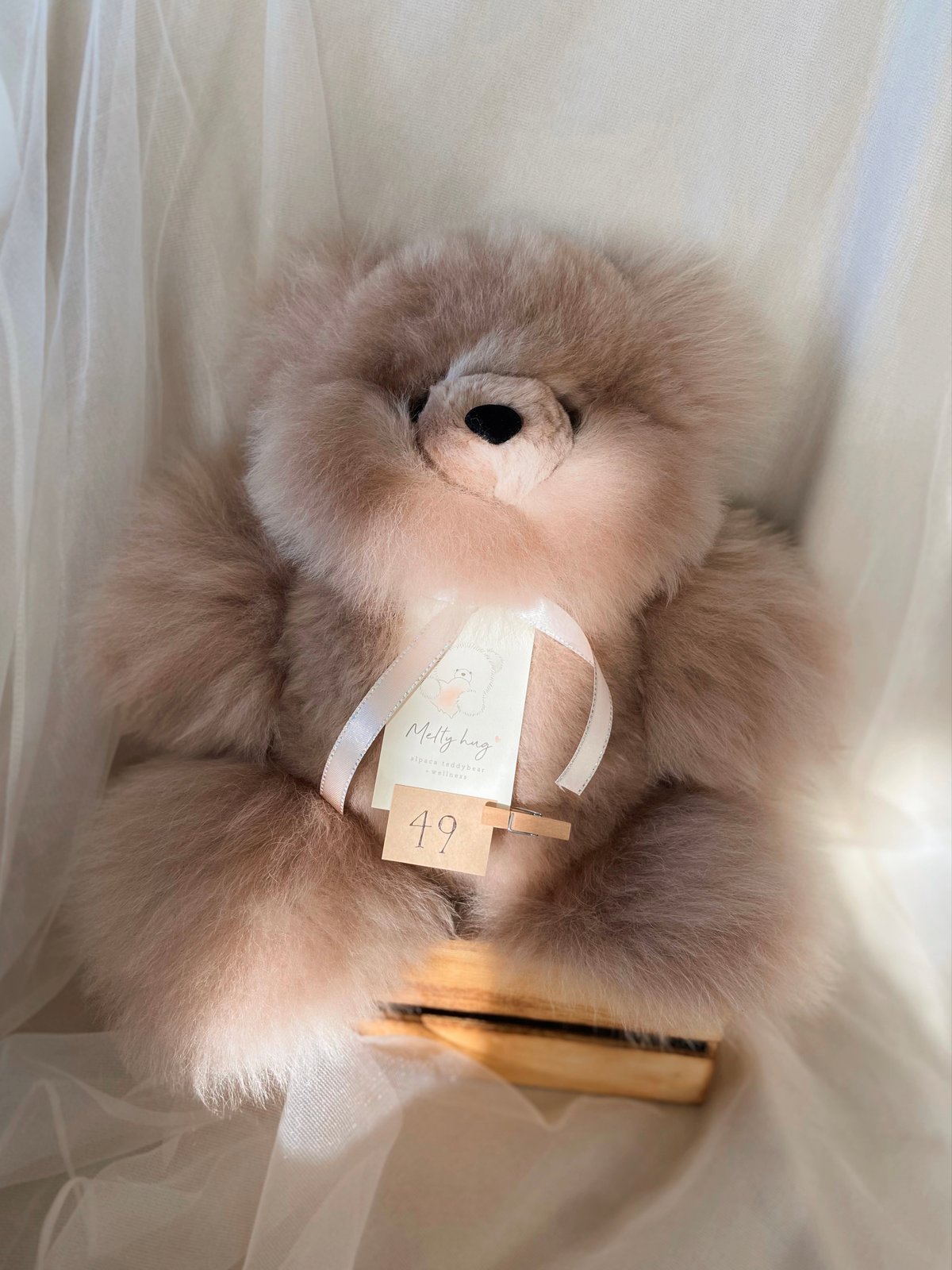 049 ］ Azuki Brown / アルパカテディベア / 送料無料 |