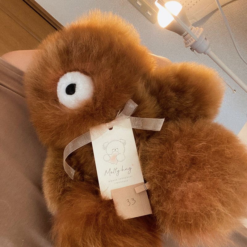 033 ］ アルパカテディベア / チョコレート / 送料無料 | Melty hug