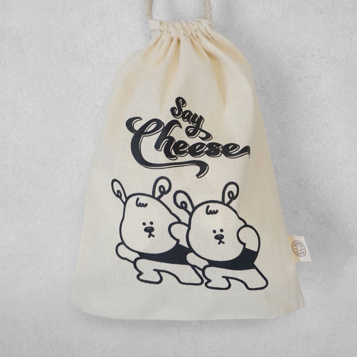 say cheese｜巾着ポーチ | PIKIS. STUDIO