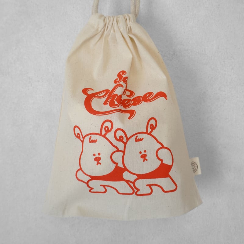 say cheese｜巾着ポーチ | PIKIS. STUDIO