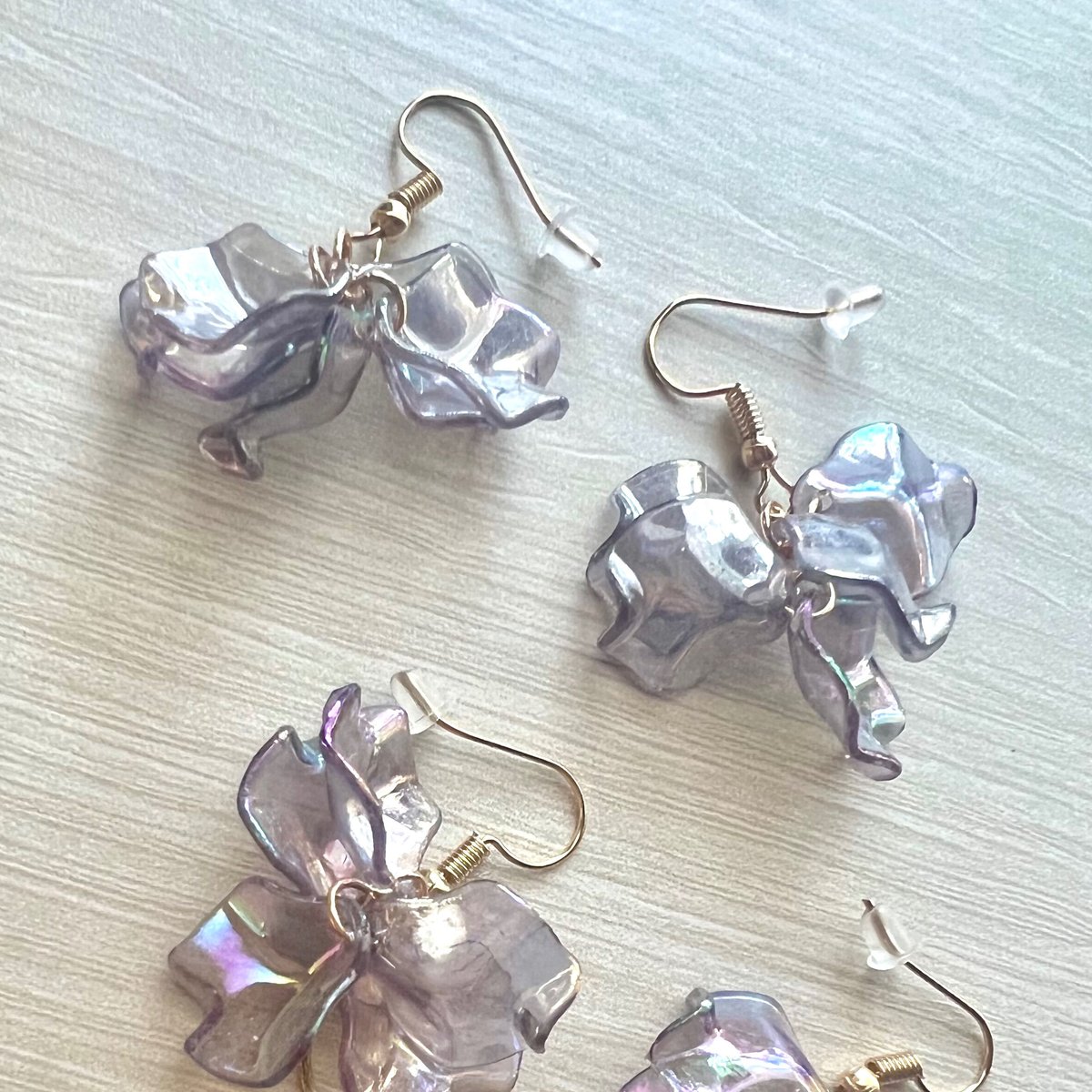 花びらクラゲ ピアス /ゴールド /シルバー | me,llow 花びらクラゲ ピアス /ゴールド /シルバー | me,llow