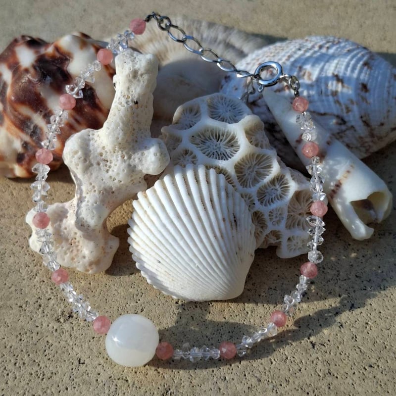 Healing Bracelet✨ケオン×ハーキマー×インカローズ | Coco Rainbow