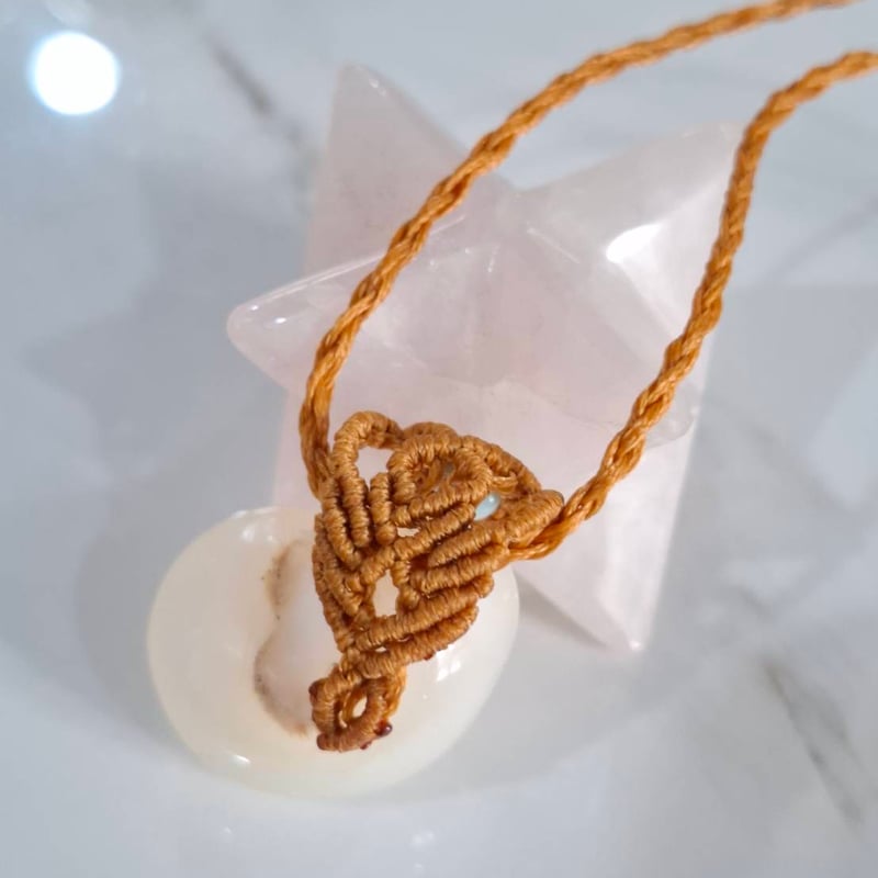 ラリマーマクラメネックレス✼碧音✼ d8db09f5d4c001676c1eca06d9561e