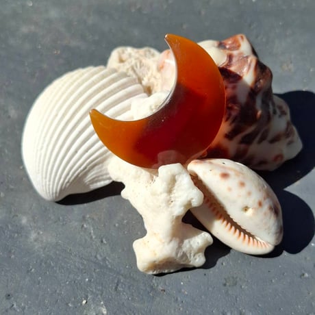 太古の光を宿す・Indonesian Amber Moon