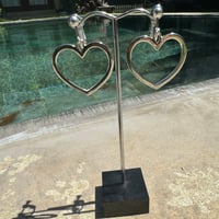 【受注制作】ハート❤️silverイヤリング・ピアス