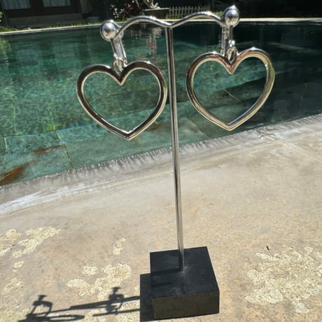 【受注制作】ハート❤️silverイヤリング・ピアス