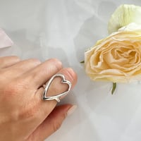 【受注制作】ハート❤️silverリング