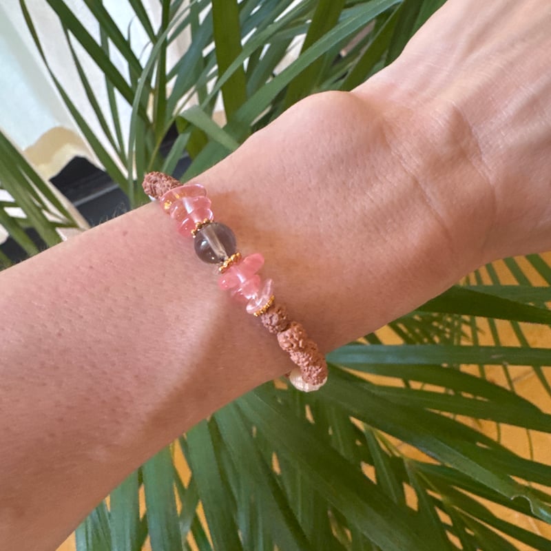 聖なる静寂とグラウンディング】ルドラクシャ ブレスレット✨16cm