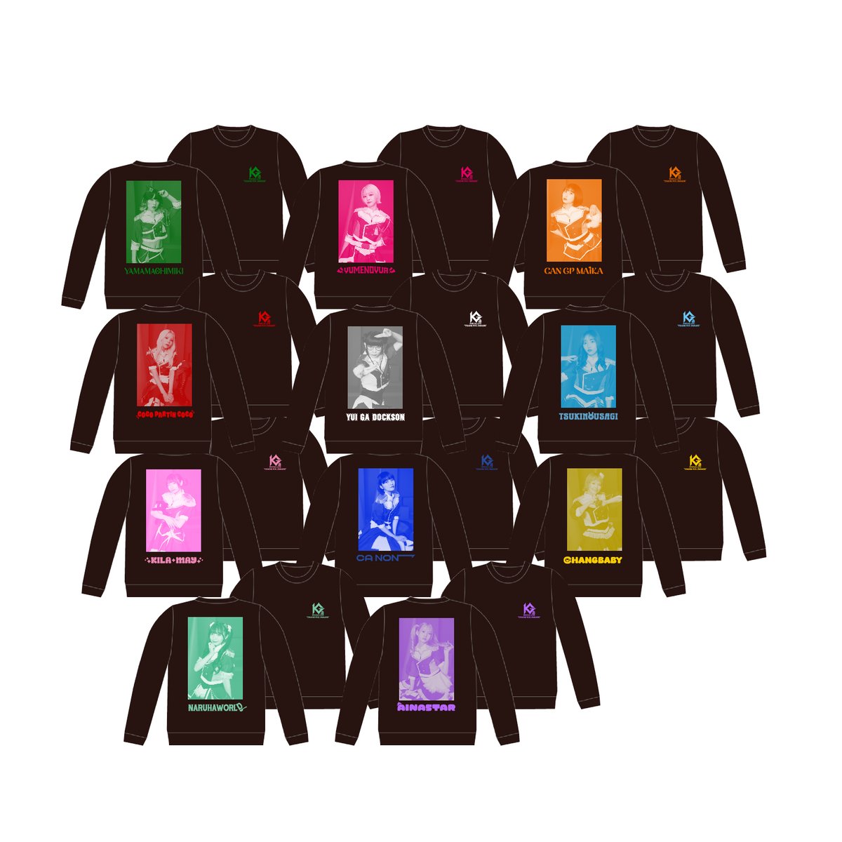 10th anniversary メンバー個別 ロングTシャツ/キャン・GP・マイカ【4