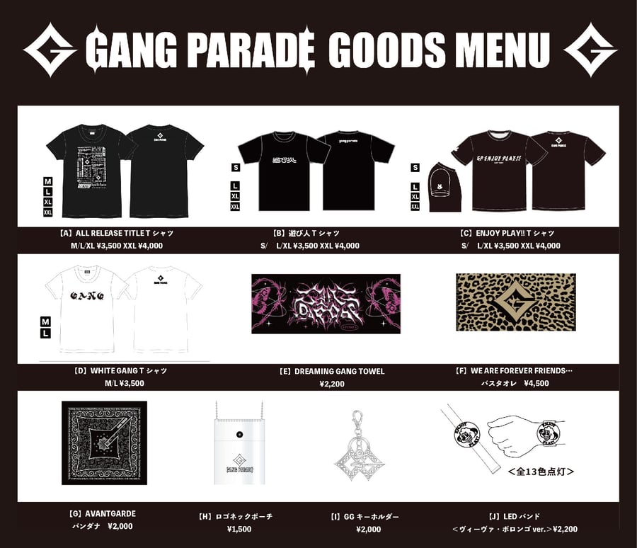 ギャンパレ　アクスタ GANG PARADE ギャンパレ ナルハワールド アクスタ - メルカリ