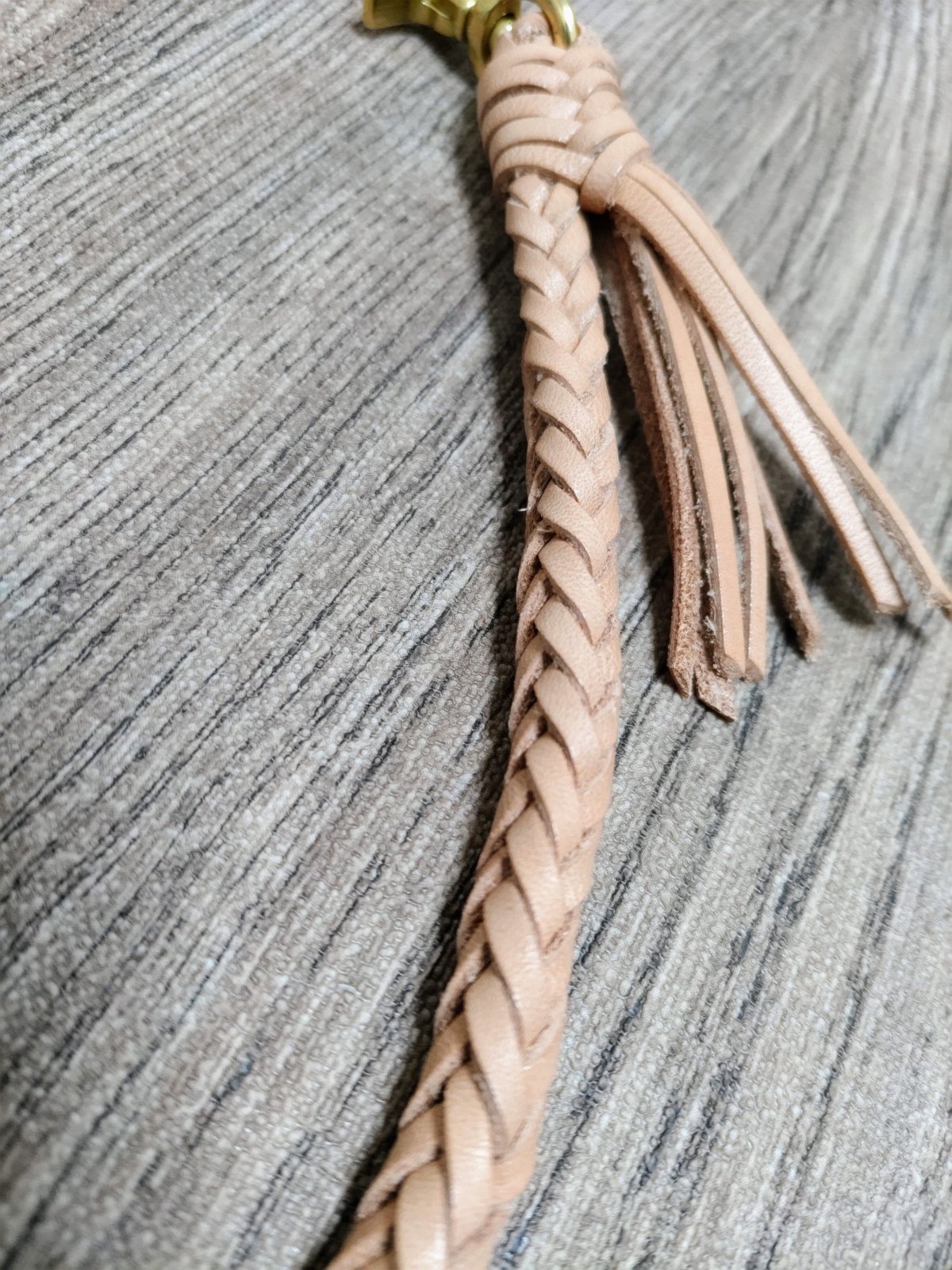 ☆スタープラチナ☆様☆ウォレットロープ極太☆ハーマンオーク12本編み☆