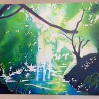 USA複製画（ガンガラーの谷）