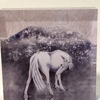アクリル友禅写し（はなれ山・冬）