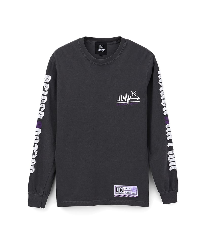 LINNE～輪廻～ Grunge L/S Tee（ブラック） | LINNE〜輪廻