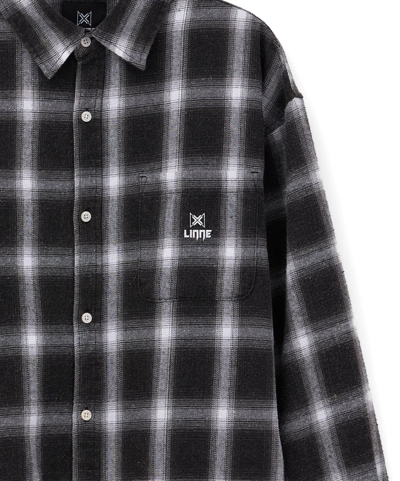 SIXHELMETS OMBRE CHECK LONG SHIRT 山田蓮着用 SIXHELMETS OMBRE CHECK LONG SHIRT 山田蓮着用