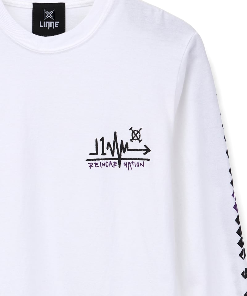 LINNE～輪廻～ Grunge L/S Tee（ホワイト） | LINNE〜輪廻〜 オフィシ
