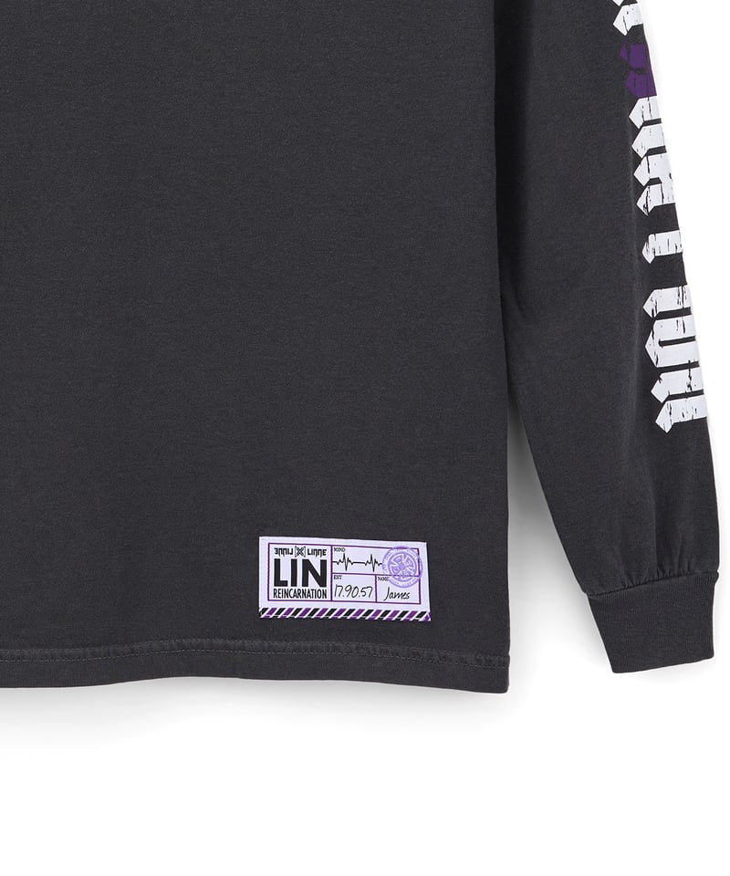 LINNE～輪廻～ Grunge L/S Tee（ブラック） | LINNE〜輪廻