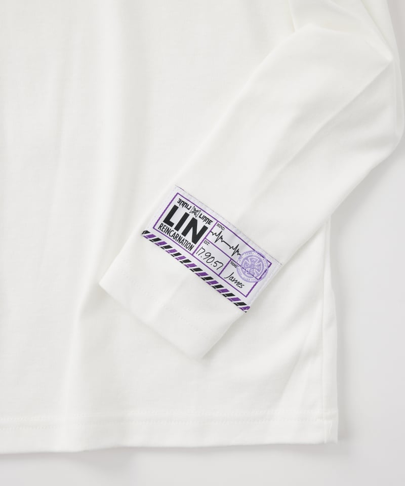 LINNE～輪廻～ High‐Necked L/S Tee（ホワイト） | LINNE〜輪廻〜...