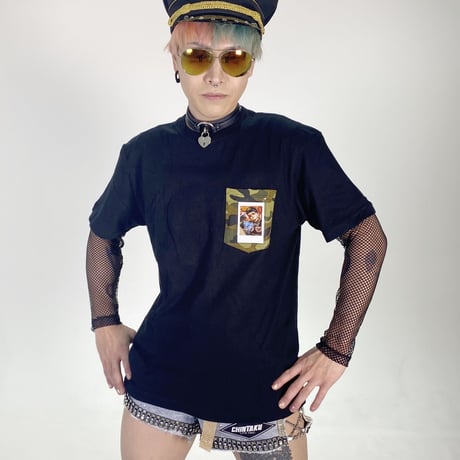 チェキポケットTシャツ