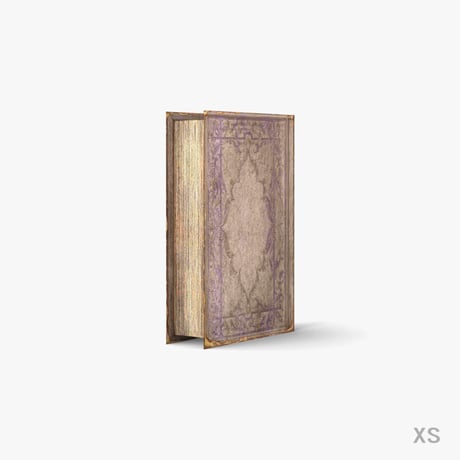 fake book box / HOLBEINⅠ-WHITE-A【XS / 1 book】